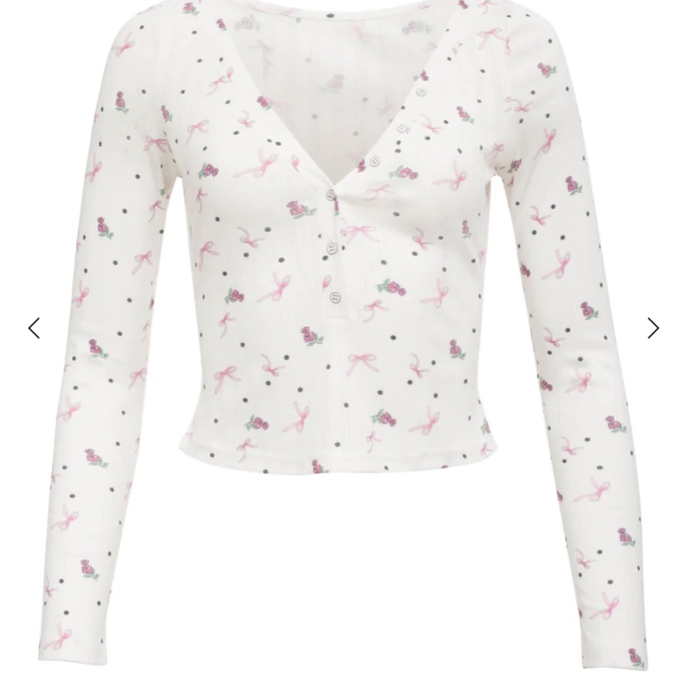 Love of lemons pointelle henley